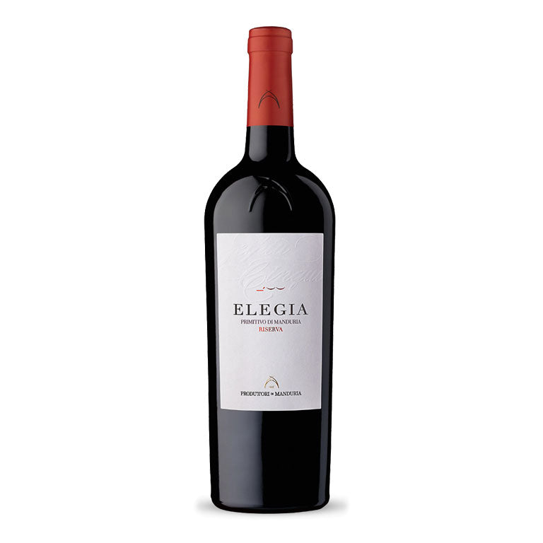 VINO PRODUTTORI DI MANDURIA ELEGIA 2020 (1 pz) PRIMITIVO DI MANDURIA RISERVA DOC-75CL