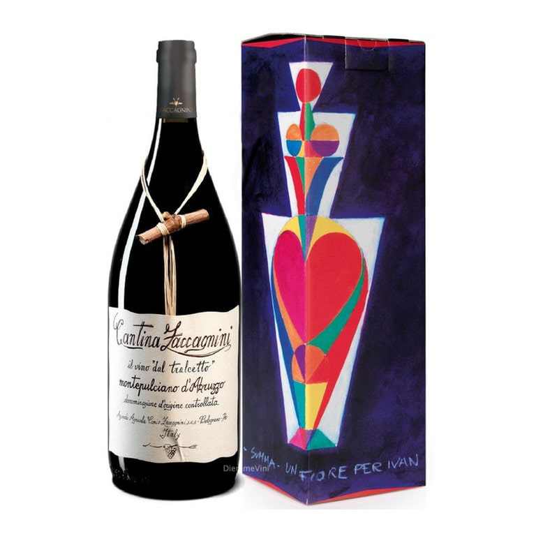 VINO CANTINA ZACCAGNINI "DAL TRALCETTO" (1 pz) MONTEPULCIANO DOC 2019-1.5LT ASTUCCIATO