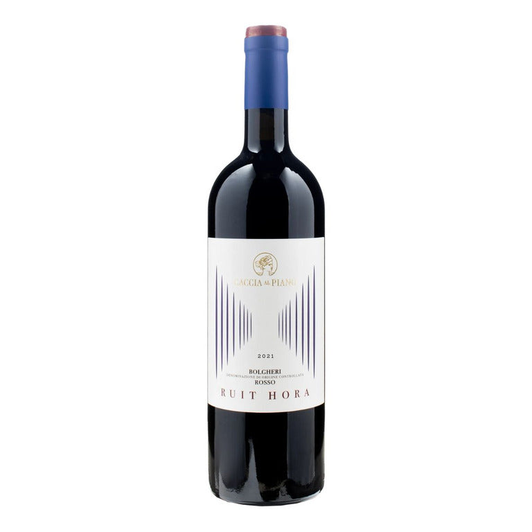VINO CACCIA AL PIANO "RUIT HORA" 2021 (1 pz) BOLGHERI DOC-75CL