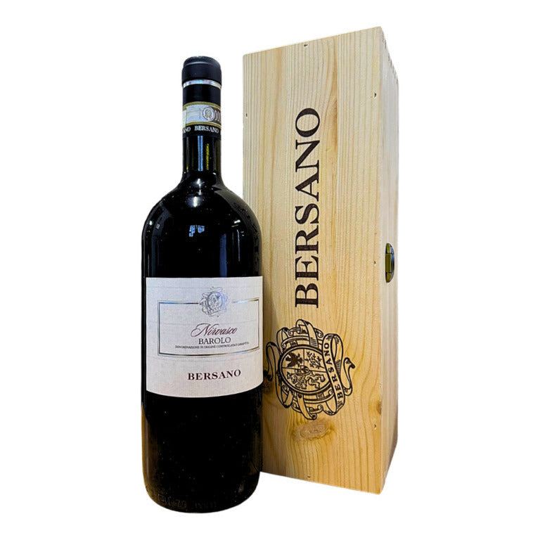 VINO BERSANO NIRVASCO BAROLO 2019 (1 pz) DOCG - 1,5 LT CASSA IN LEGNO